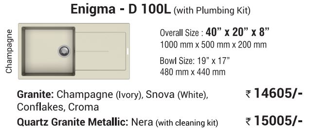 Kitchen Sink - Enigma D100