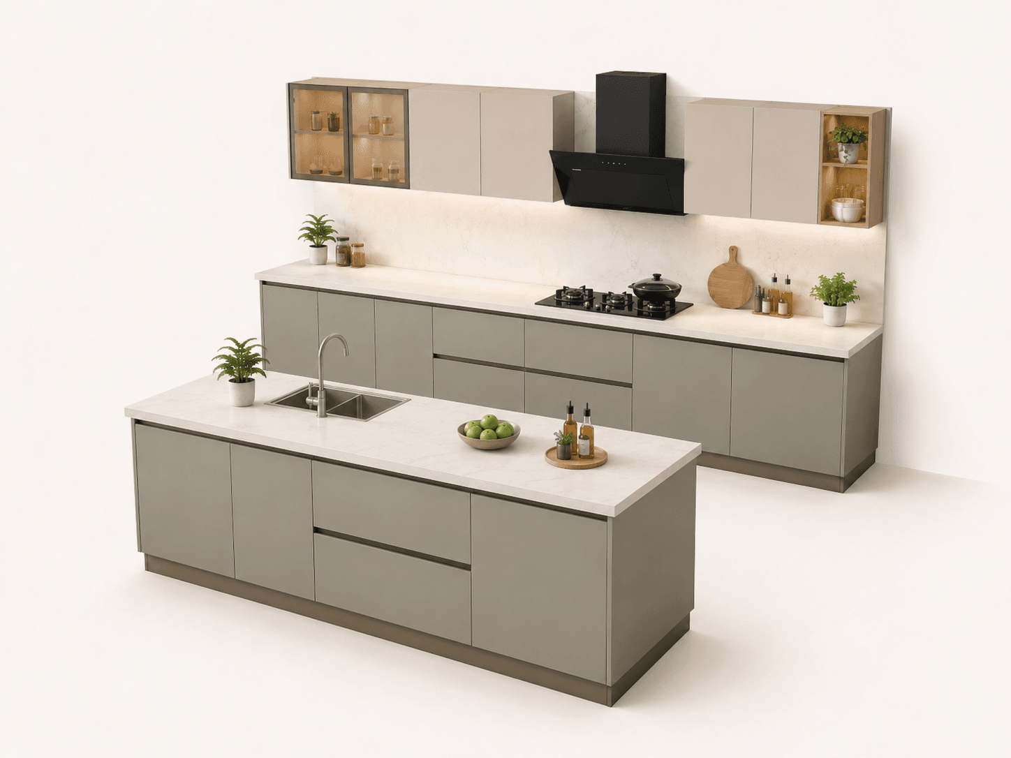 Island Kitchen Layout